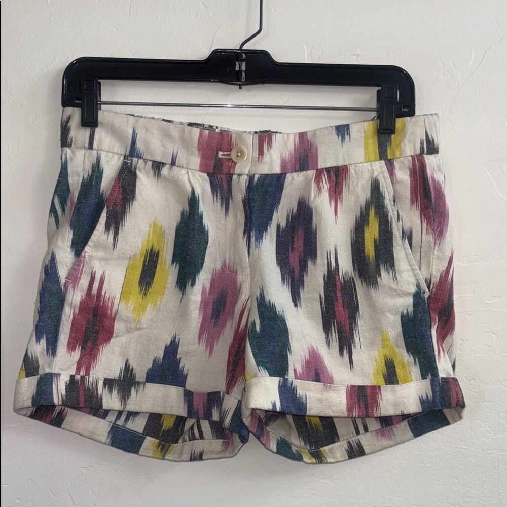 Multicolor Patterned Women's Shorts